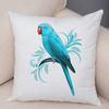 Cute Cartoon Parrot Pillowcase Decorated With Birds And Flowers Living Room Bedroom Sofa Car Cushion Pillowcase 45X45Cm