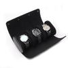 Eco-Friendly PU Leather Watch Box Storage Set - Three-Piece