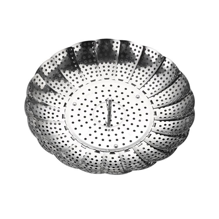 Stainless Steel Folding Steamer Basket Tray