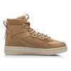 LiNing Qingchao Coverage Slip Resistant Cushioning Abrasion Resistant High Top Skateboard Shoes Men's Brown White AGCP215-3
