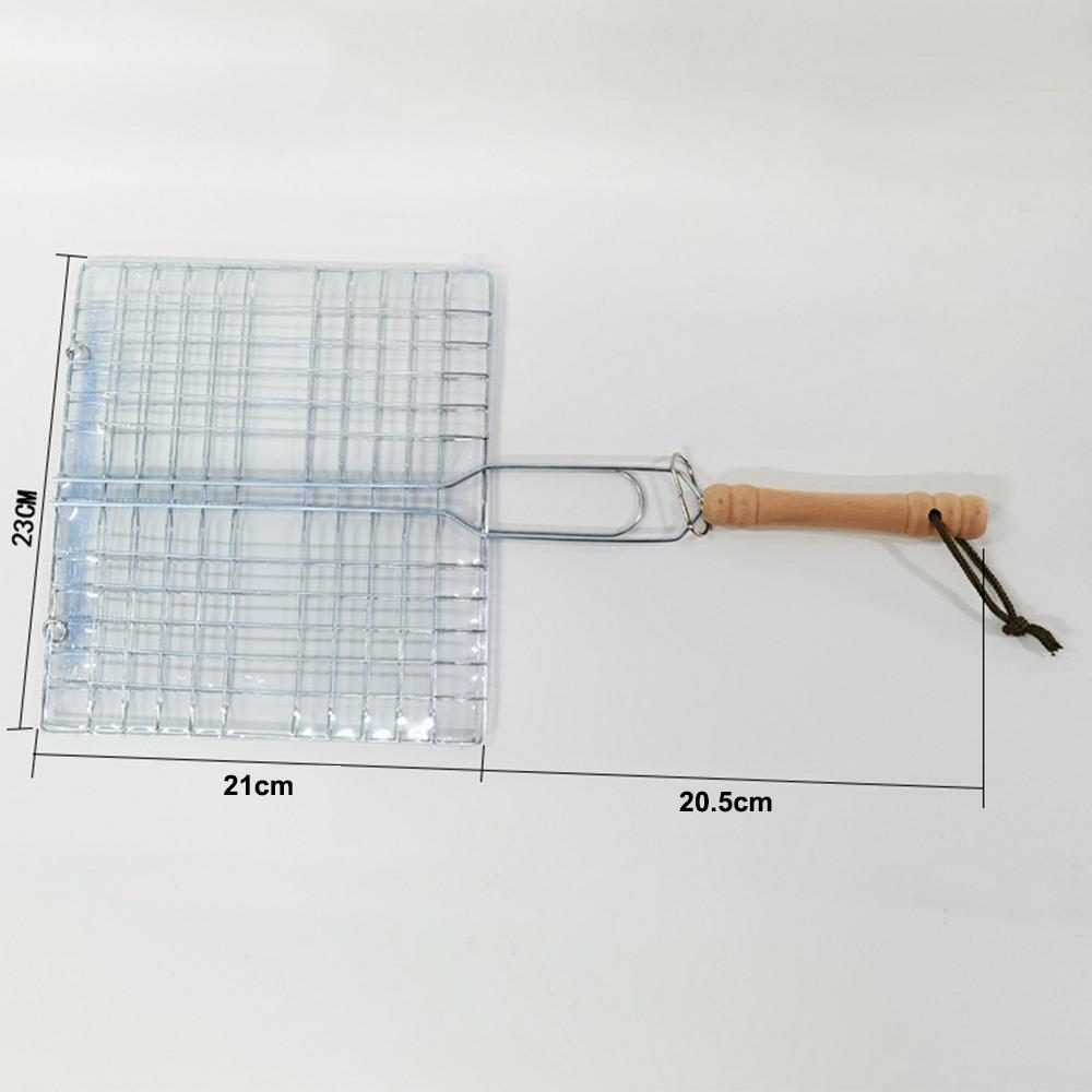 Reusable Fish Grilling Rack Folding BBQ Grilling Basket Portable Fish Grill Baskets  for Veggies
