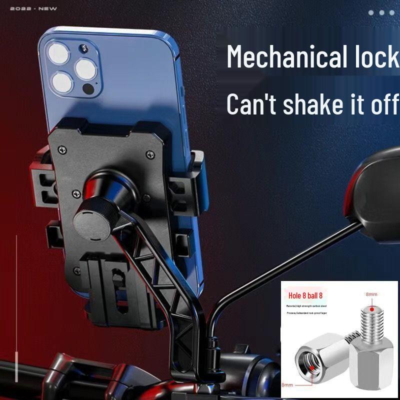 Universal Electric Vehicle & Bicycle Phone Holder for Food Delivery and Navigation