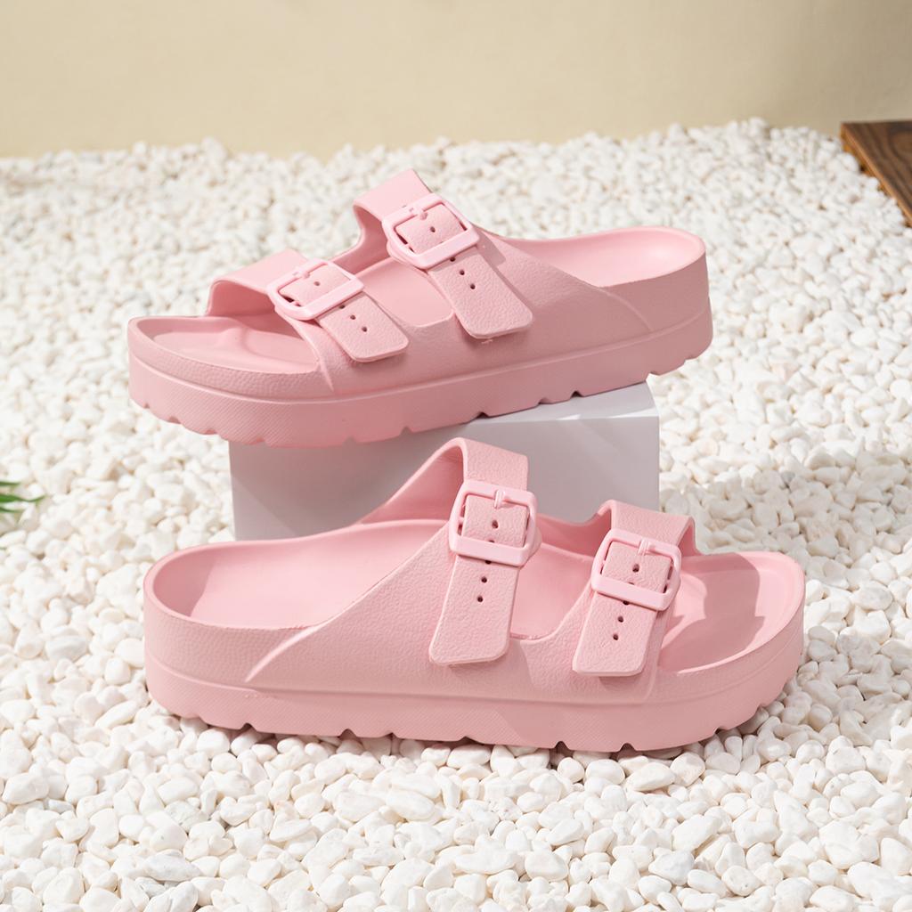 Fashion Women Slippers Shoes Open Toe Platform Sandals Flats Women's Outdoor Plus Size Casual Slides for House Zapatos Mujer