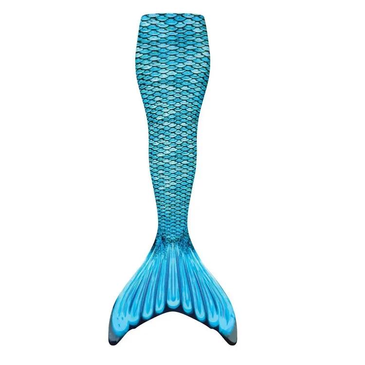 Nieuwe kinderen volwassen zwemmen zeemeermin staart meisje moeder cosplay zeemeermin kostuum kinderen feest cadeau fantasie badpak met monovinvin Kid S blue