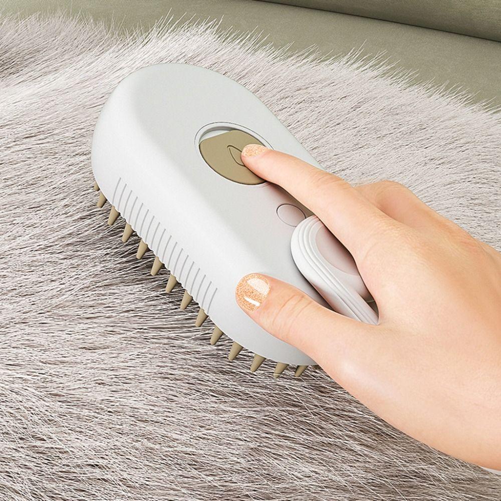 Quiet Cat Dog Steamy Brush 3 in 1 Dog Electric Sprayer Brush Pet Sprays Massage Comb  Kitten