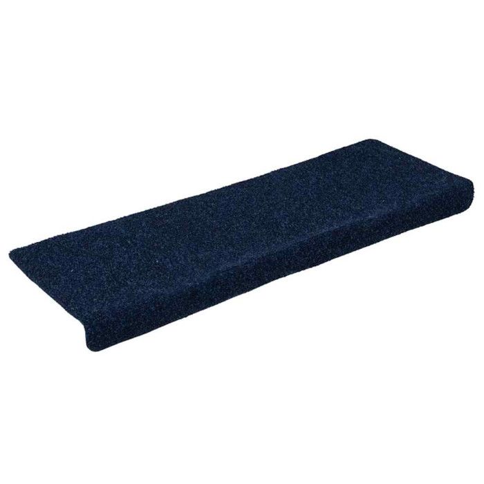 VidaXL Self-adhesive Stair Treads 30 Pieces 65 X 21 X 4 Cm Navy Blue Rectangular Edge 3365701