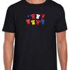 Crawley Town Retro Trikots Schwarzes T-Shirt Erwachsenen T-Shirt Tee Tolles Geschenk Für Fans
