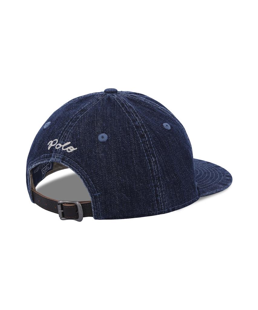 POLO RALPH LAUREN Ralph Logo Denim Ball Cap - Navy