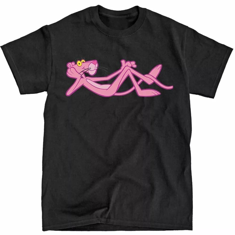 Pink Panther Black T-Shirt Unisex T-Shirt L