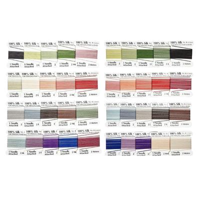 100% Silk Bead Cord for Jewelry Beading Supplies Braided String Thread 0.6/0.7mm