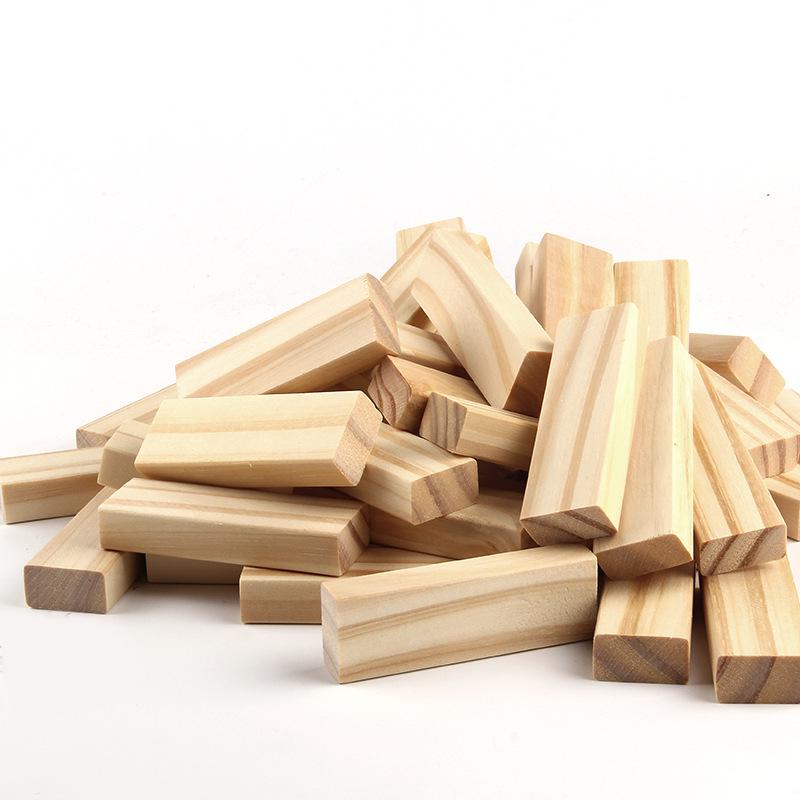 54-Piece Educational Jenga-Style Blocks for Children and Adults – Ideal for Competitive Building and Skill Development