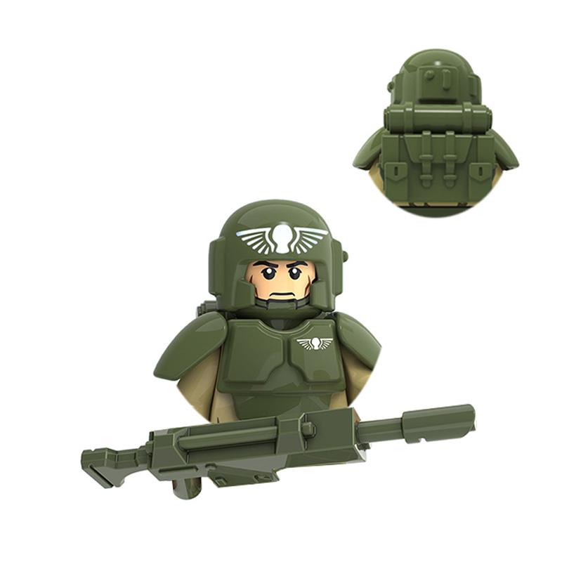 Kinderspielzeug Imperiale Garde Schwere Ingenieurstruppe Signalkorps Kommandant Militärfiguren Montagemodell Bausteine