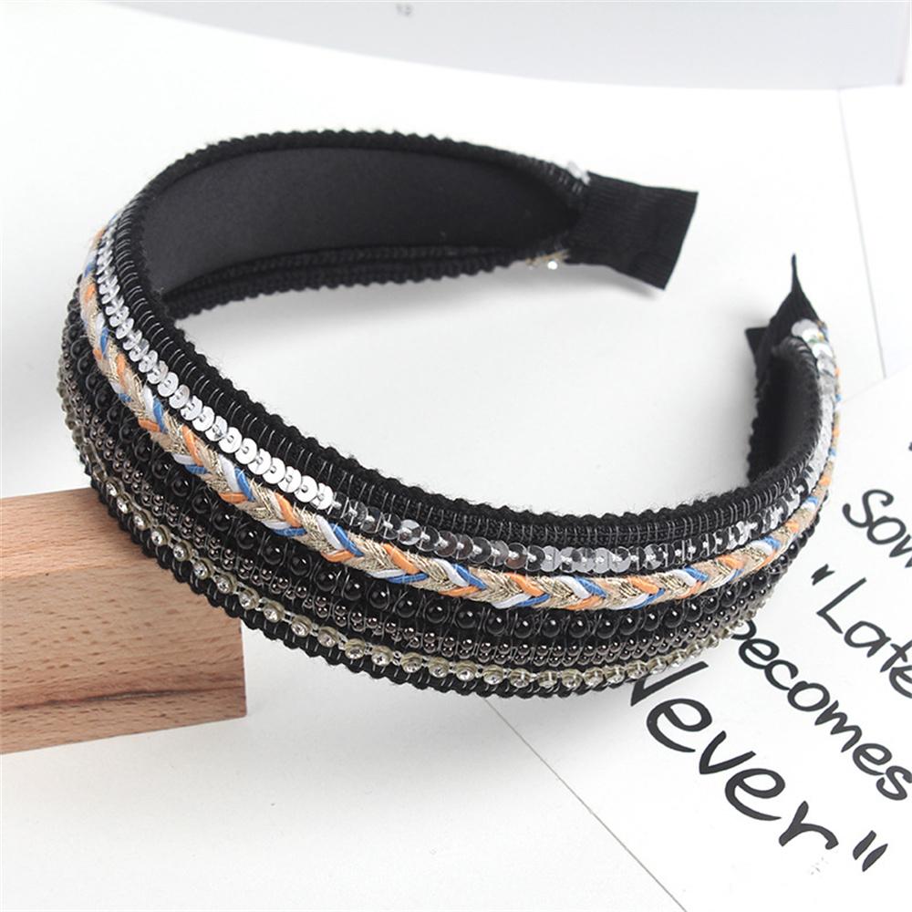 New Knotted Headbands for Women Headdress Girls Vintage Hair Bands Cloth Wide Hairband Soft Hair Hoop Hair Accessories Headwear