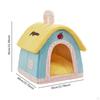 Cat House Hideaway Compact Kennel Comfortable Detachable Pet Shelter Small Dog Kitten Cave