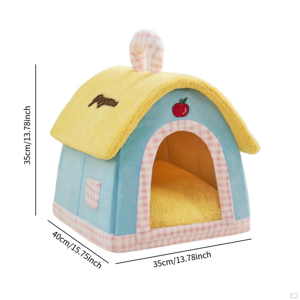 Cat House Hideaway Compact Kennel Comfortable Detachable Pet Shelter Small Dog Kitten Cave