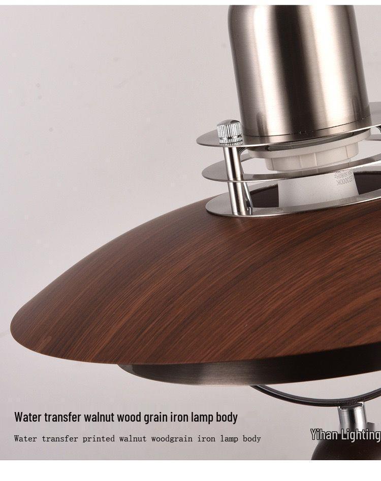 Walnut Pendant Light for Japanese Restaurant, Retro Hotel, Bar, Minimalist Cafe, and Bedroom