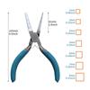 Versatile Wire Working Tool 2-8mm Diameters Jewelry Pliers for DIY Jewelry Making, Art Crafts, and Home Decorations