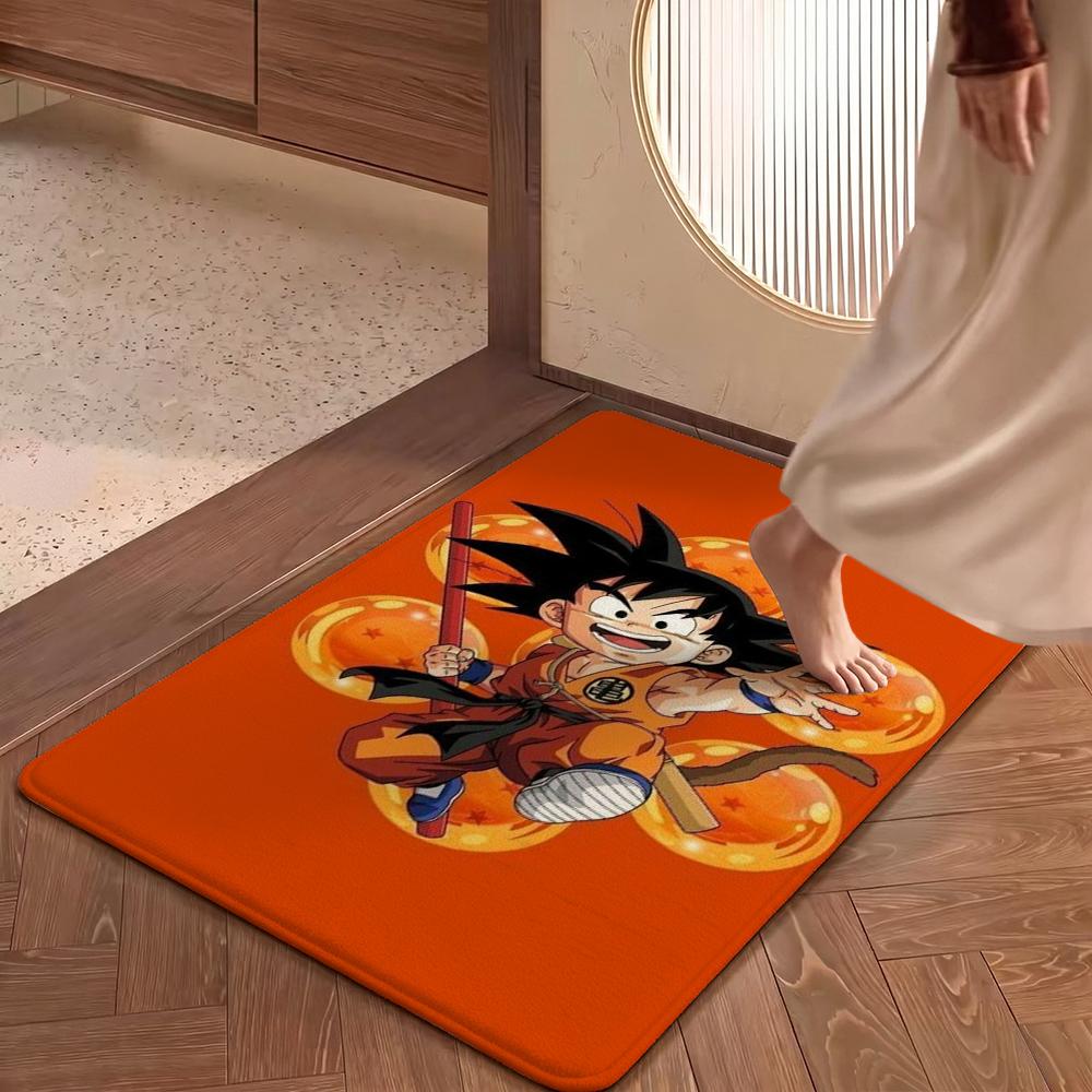 Super Saiyan Goku Patterned Rug Allseason Carpet For Kids Bedroom Play Area Home Decor Valentine'S Day Gift