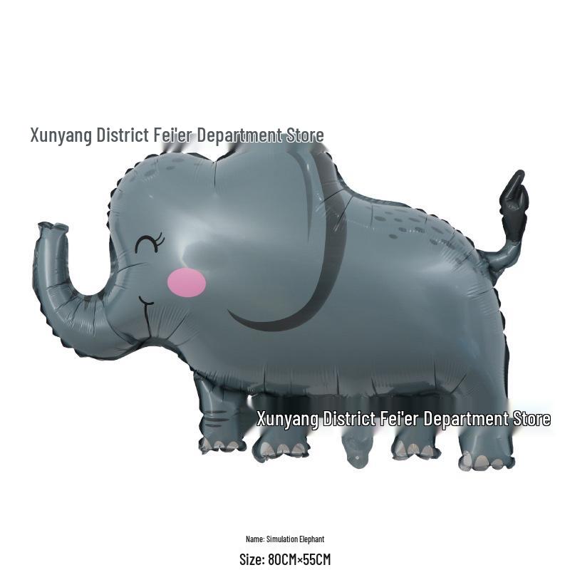 

Міжкордонні Мультяшні Тварини Алюмінієві Кулі: Бджола, Слон, Ведмідь, Зебра для дитячої вечірки з нагоди дня народження