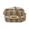 [Pre-Owned] Classic Check 1983 Check Chain Link Cotton Camera Bag - Very Good #1XI7EVQ