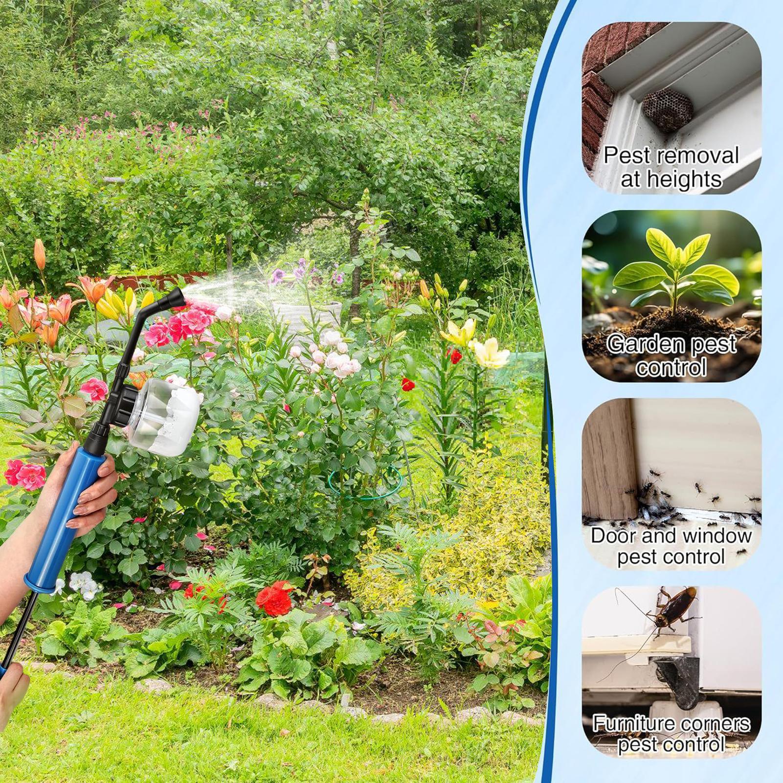 

Garden Duster Powder Applicator Portable Powder Duster Applicator for Plants Multi-Functional Diatomaceous Earth Sprayer China Mainland
