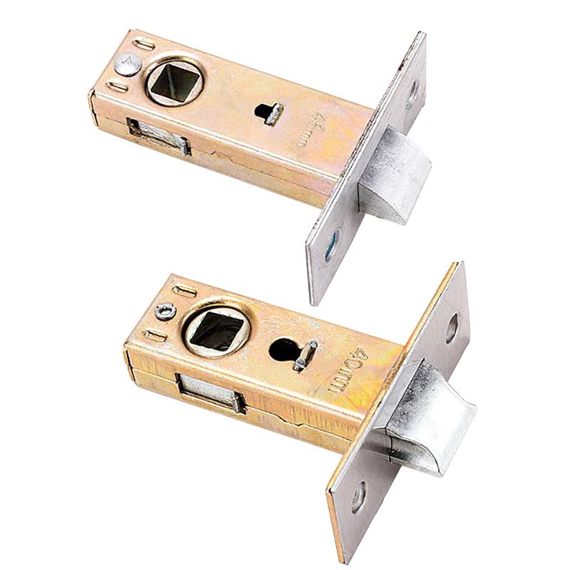 1Pc Door Latch Catch Privacy Lock Three Pronged Single Tongue Lock Body Bathroom Indoor Door Lock Cylinder DIY Stainless Steel