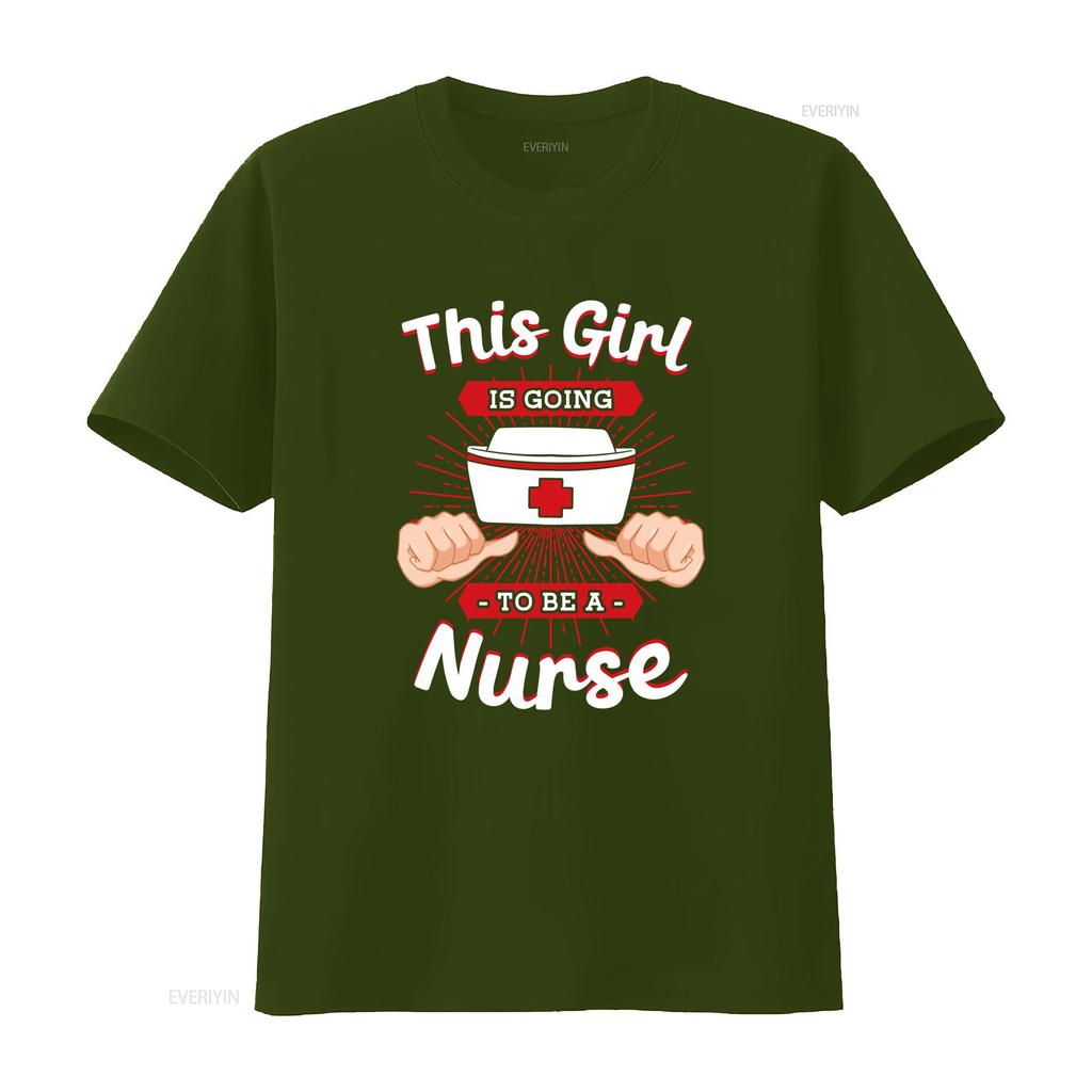 This Girl Is Going To Be A Nurse T Shirt Funny For Registered Practitioner Life Rn Nursing Student Vintage Washed Versatile