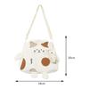 Cute Cat Shape Crossbody Bag Kawaii Ladies Nylon Messenger Bag Large Capacity School Shoulder Bag for Teenage Girls Handbags