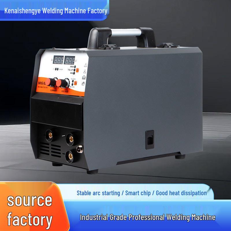220V Portable Gasless MIG-MMA-TIG Welder for Outdoor Use