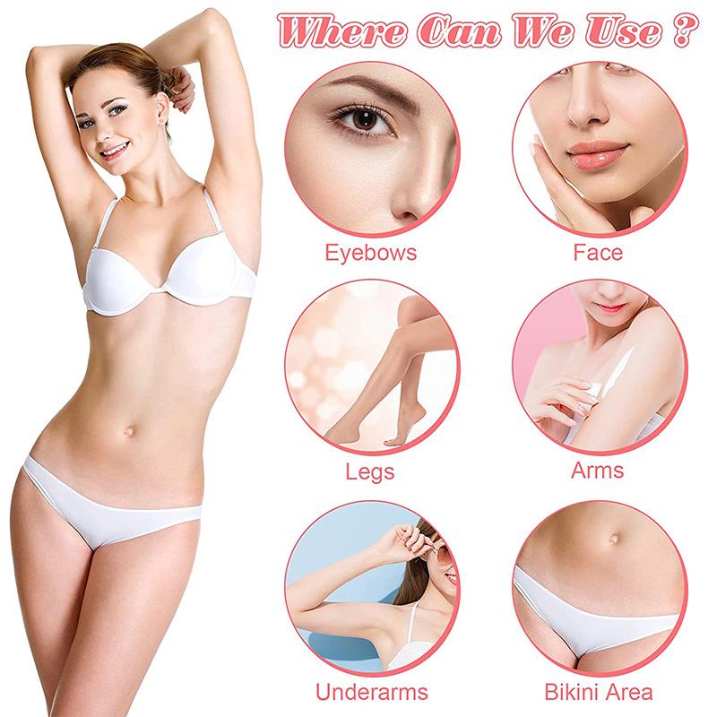 300g Hair Removal Wax Beans Hard Wax Beans Film Wax Bead Depilatory Removing Pellet Waxing Bikini Face Hair Removal Bean