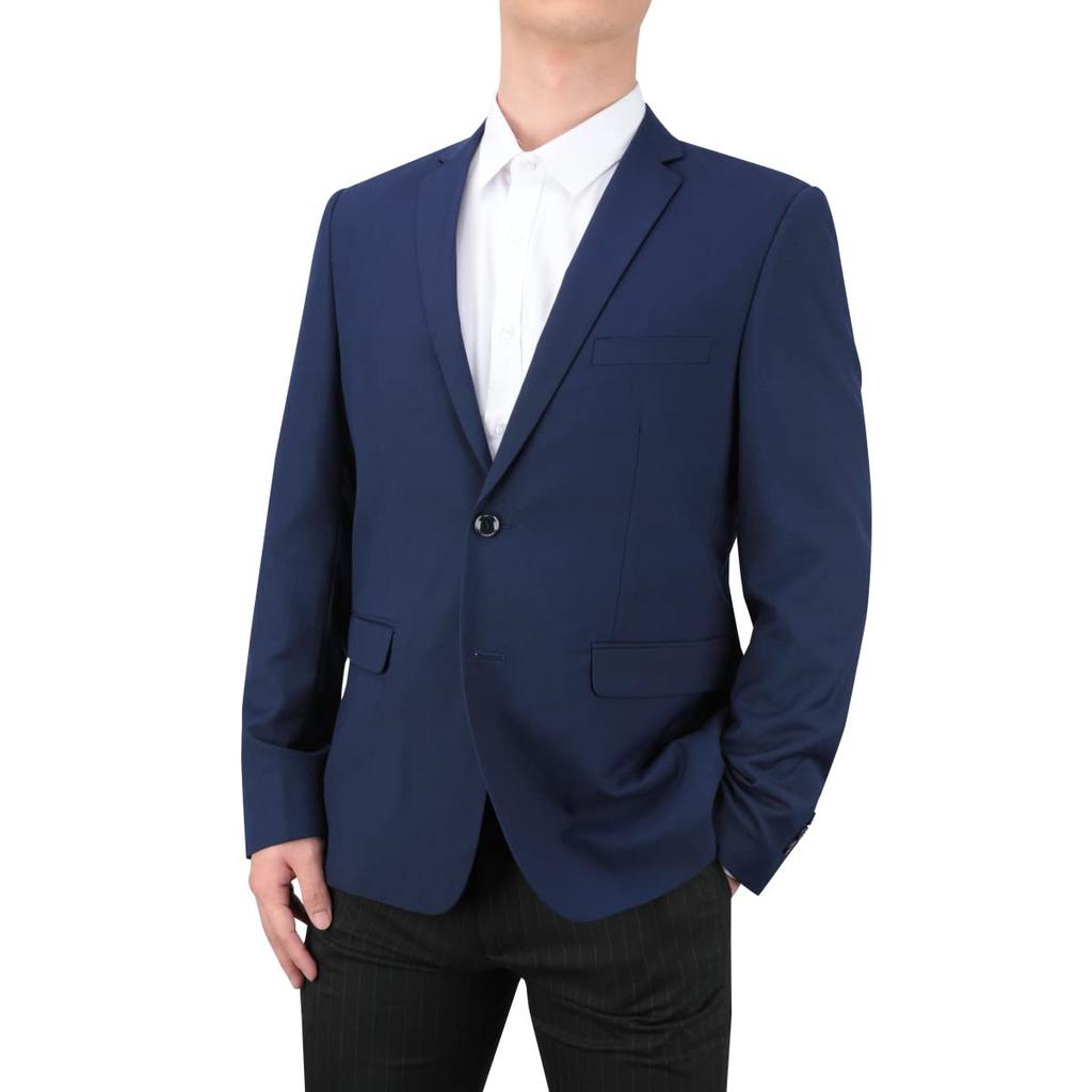 Jacket Business Blazer Suit Tailored 2 Buttons [FOMANSH] Men's