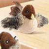 Life Like Bird Sound Cats Toy Safe Plush Bird Toy With Automatic Chirping for Cats Entertainment Indoor Engagement Toy
