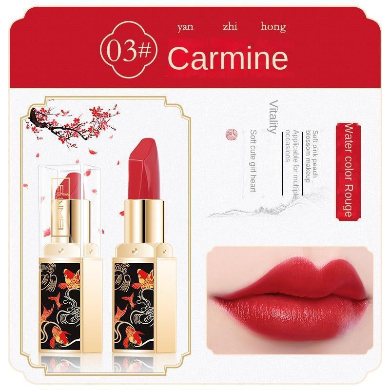 Lipstick Long-lasting Moisturizing Waterproof Lip Tint Lip Gloss Vintage Style Lipstick Lip Makeup LM