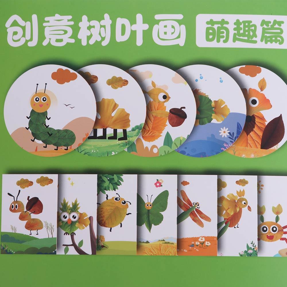 Educational Toys DIY Paste Material Kit Paper Cartoon Sticker Book  Toddlers