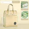 New Mesh Thickened Hand Book Bag Double Layer Large Capacity School Students Tutoring Handbag Portable Primary Tutoring Bags