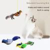 Cat Interactive Toys Catnip Bird (With Catnip) Dog Cats Touch-Activated Squeaky Pet Plush Toy Bite-Resistant Hanging Cat Toy