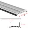 1PC Weather Stripping Door Seal Strip with Brush Anti-Cold Dustproof Insect Againest Sealing Strip Door Draft Gap Filler