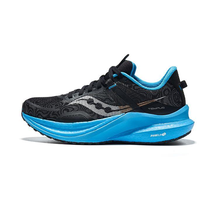 Saucony Tempus Casual Versatile Non-Slip Low-Top Running Shoes Women sneaker Black Blue S10720-60