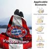 Bayern Munich Personalized Text Blanket Gift Personalized Blanket Soft Warm Cozy Suitable for Couch Living Room Livingroom Nap Four Seasons Universal