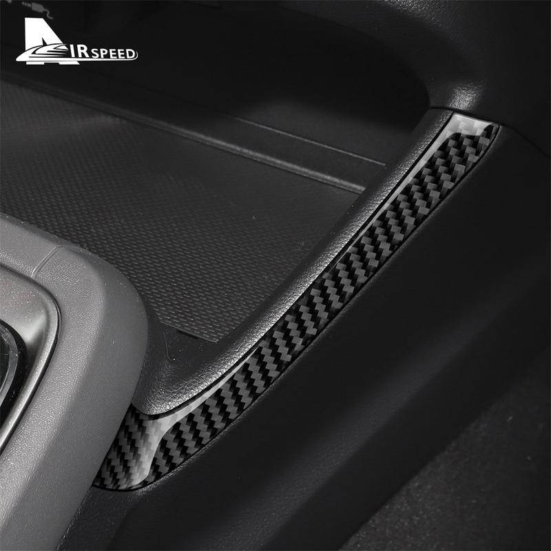 Real Soft Carbon Fiber Sticker For Subaru Crosstrek 2024 Impreza 2024 Car Wireless Charger Side Panel Interior Trim Accessories