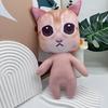Animals Plush Throw Pillow Felines Stuffed Toy El Gato Animals Plush for Relaxation and Playing Stuffed Animals Doll