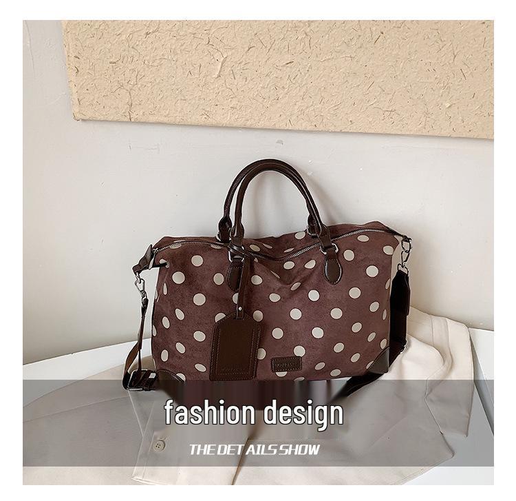 Women's Polka Dot Crossbody Bucket Bag - Summer Casual Fashion 2026