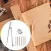 Compasses for Geometry, Compasses for Woodworking, 12inch Precisions Woodworking Compasses with Wing Divider and PencilHolder