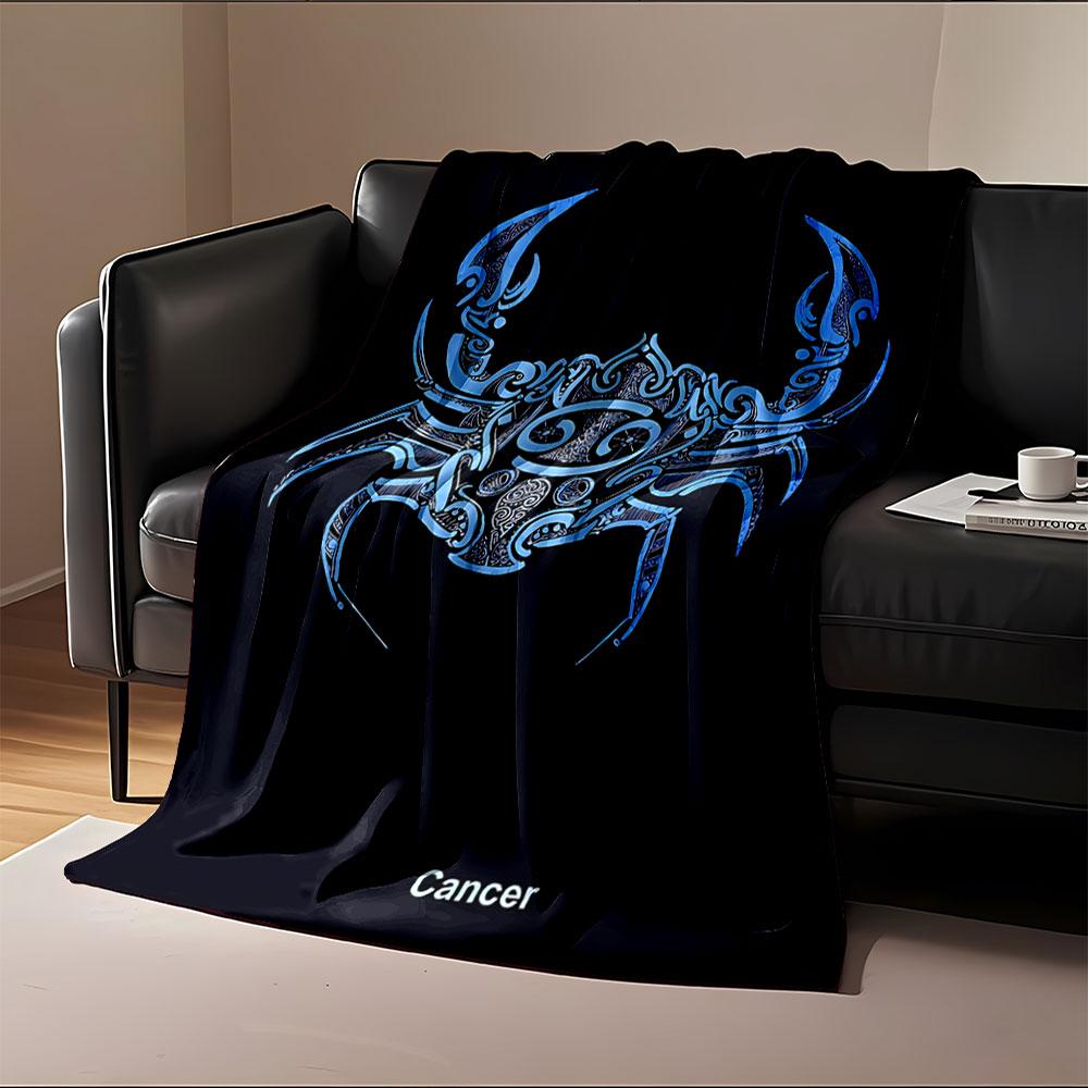 Cancer Zodiac Art Blanket for all seasons blanket lunch break throw gift