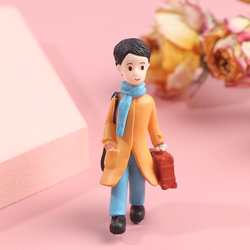 

2 шт. парной куклы игрушечная модель кукольное украшение миниатюрное домашнее украшение своими руками