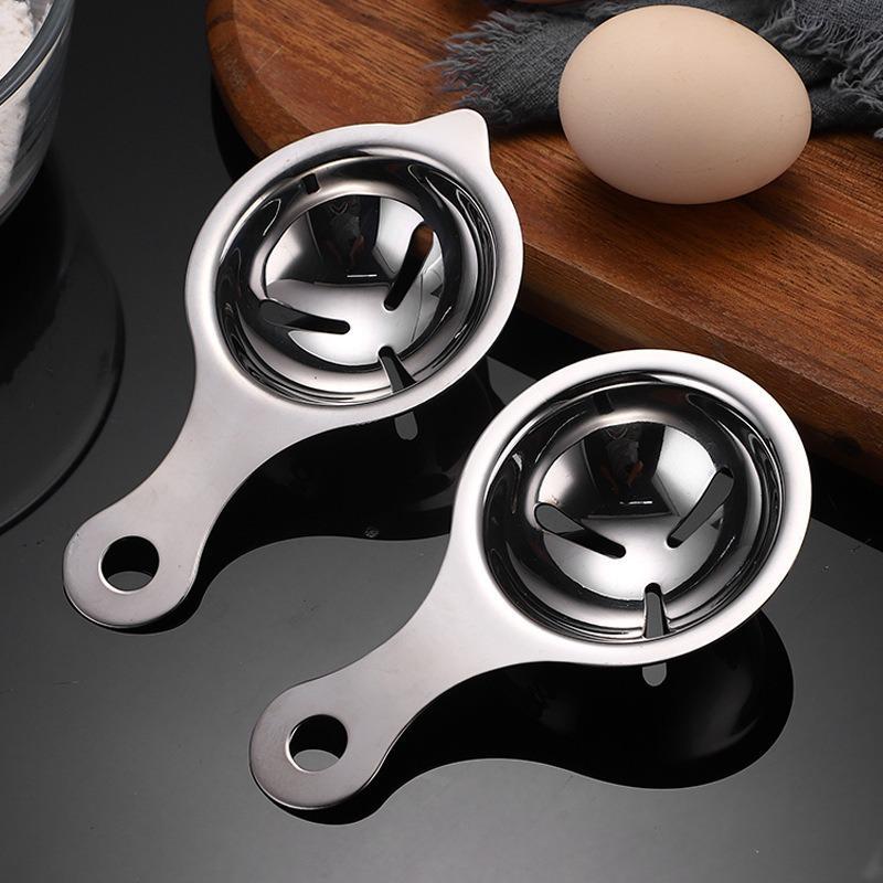 Egg Separator Egg Yolk White Filter Eggs Divider Stainless Steel Sieve Kitchen Gadget Baker Tool