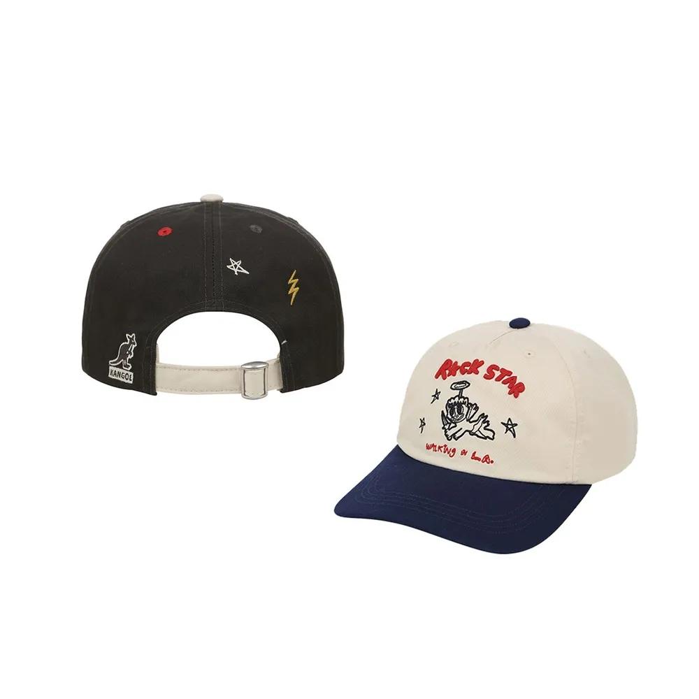 Унисекс iscream KANGOL Двухцветная кепка 4596 2 типа ivory