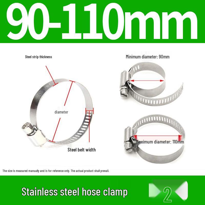 201 Edelstahl Schlauchschelle für Rohre