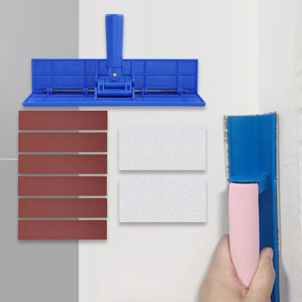 Sandpaper Holder Wall Sander Rotatable Professional Convenient Flexible Putty Finishing Tool for Smoothing Wall Ceiling