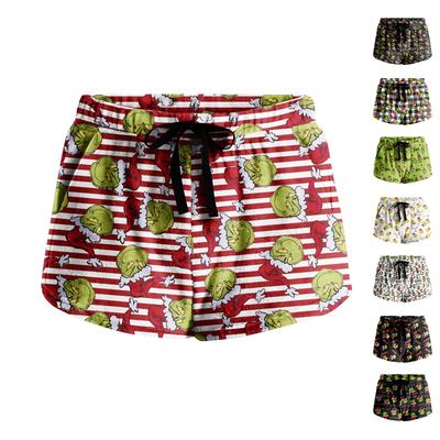 Women's Soft Stretch Flannel Short Side Pocket Drawstring Casual Pajama Pants Soft Pajama Pants